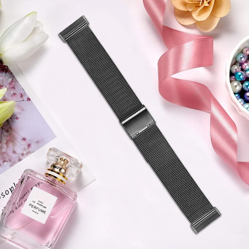 Sehr gut Fitbit Versa 3 / Fitbit Sense Metall armband