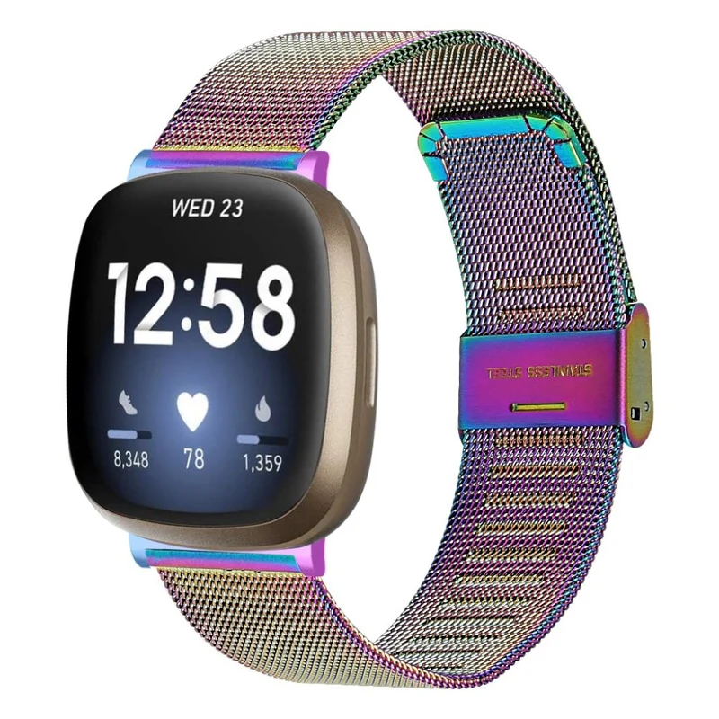 Sehr gut Fitbit Versa 3 / Fitbit Sense Metall armband