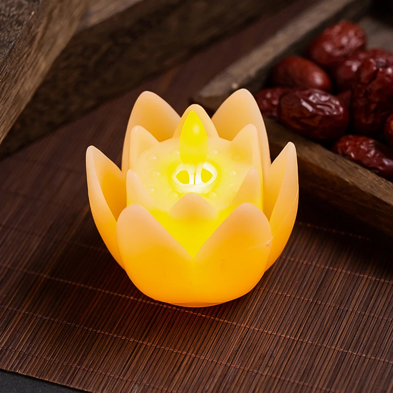 LED Lotuskerze