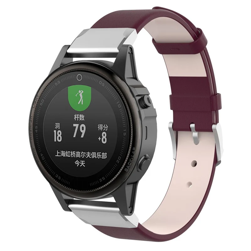 Super modisch Garmin Fenix 5S Echtes Leder armband