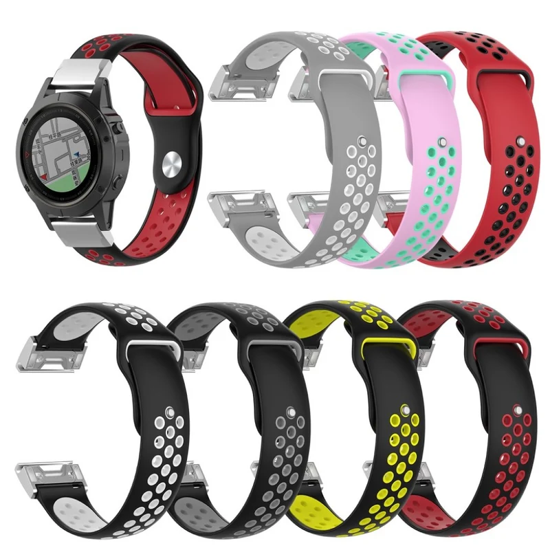 Exquisit Garmin Fenix 5X Silikon / TPU armband