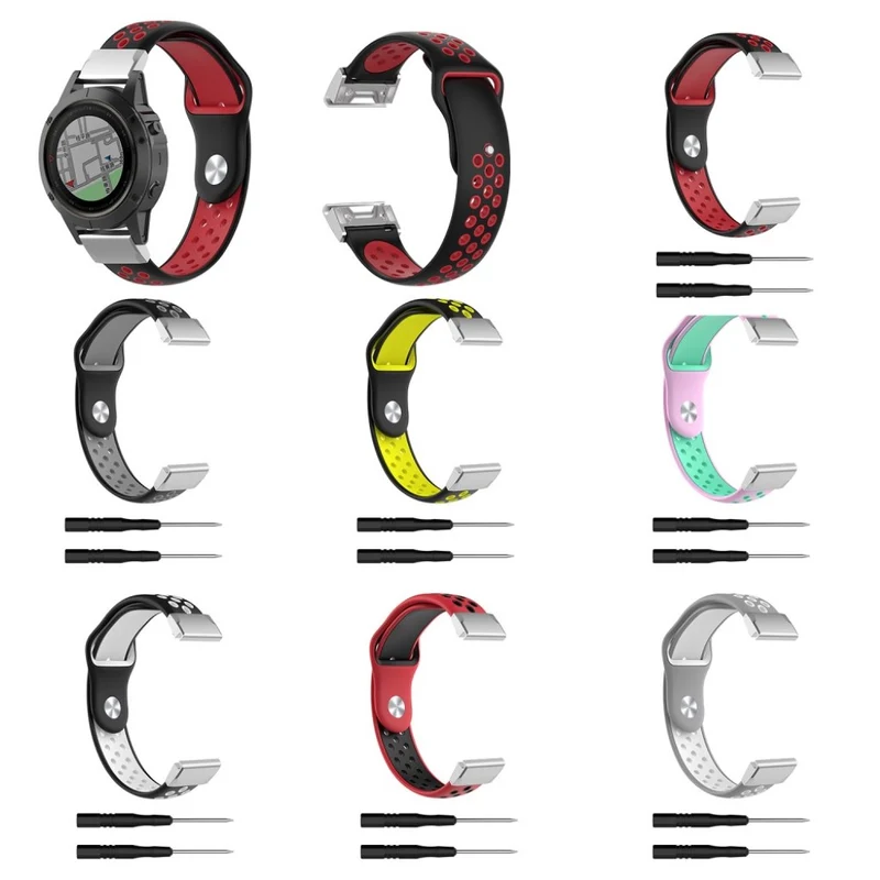 Exquisit Garmin Fenix 5X Silikon / TPU armband