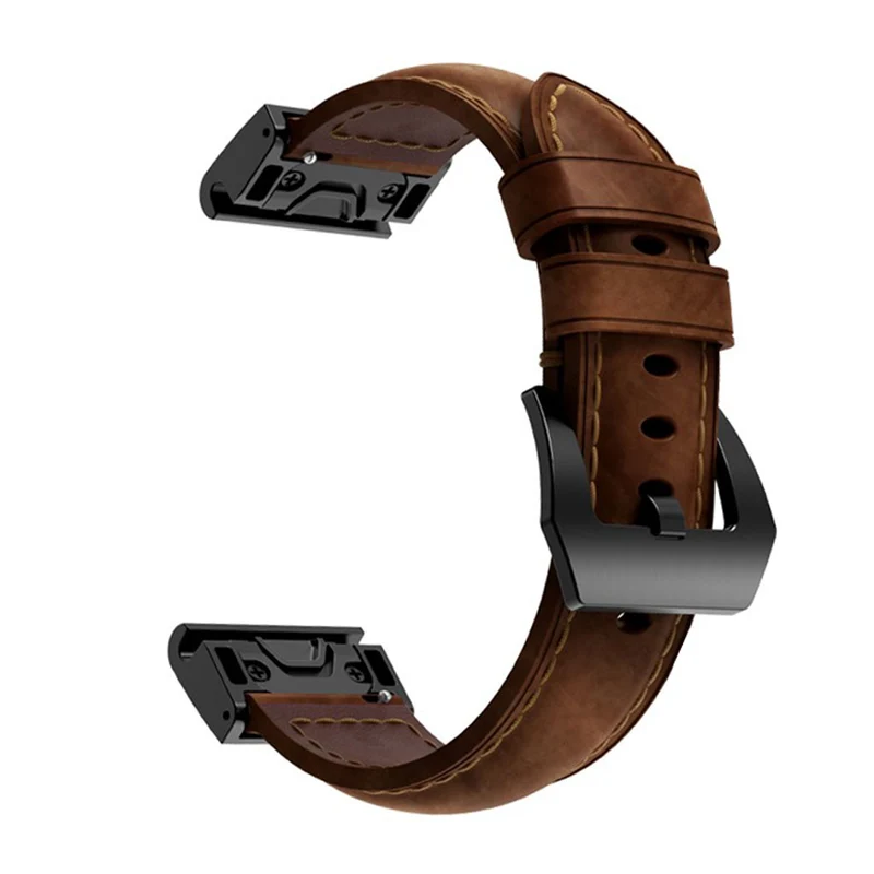 Mega schön Garmin Fenix 5X Echtes Leder armband