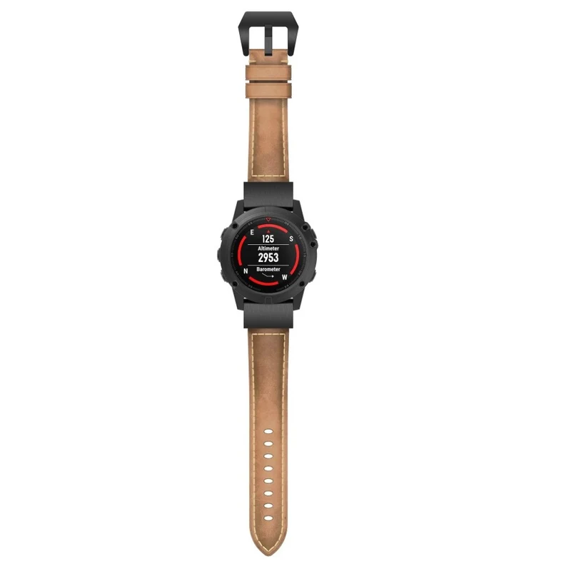 Mega schön Garmin Fenix 5X Echtes Leder armband
