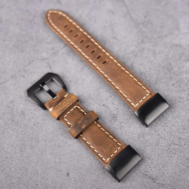 Mega schön Garmin Fenix 5X Echtes Leder armband