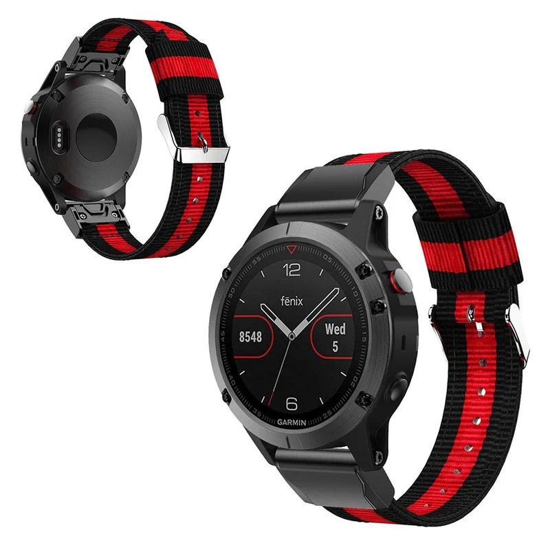 Sehr stilvoll Garmin Fenix 5 Textil / Nylon armband