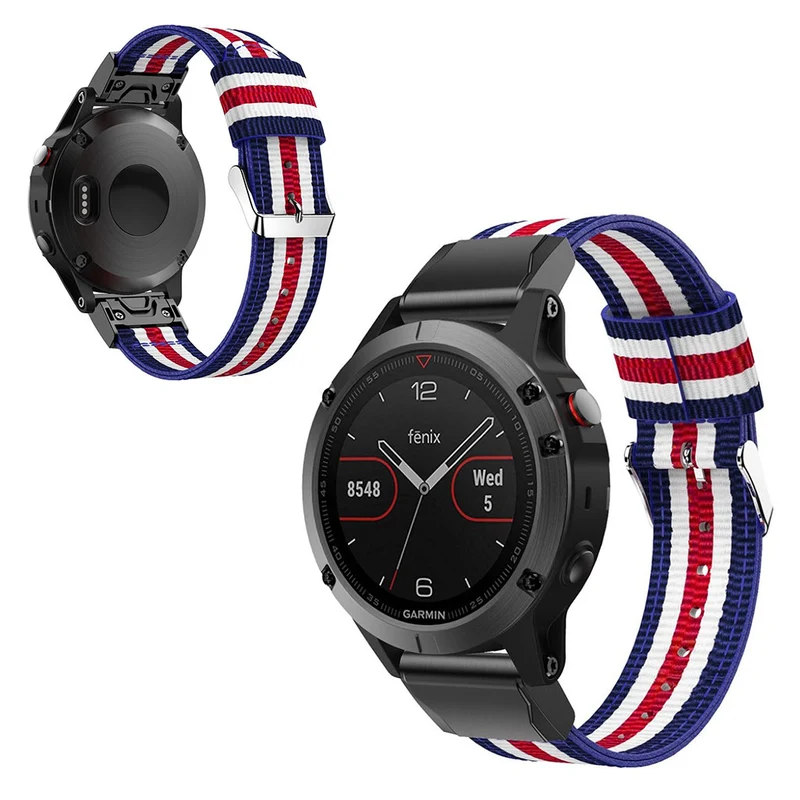 Sehr stilvoll Garmin Fenix 5 Textil / Nylon armband