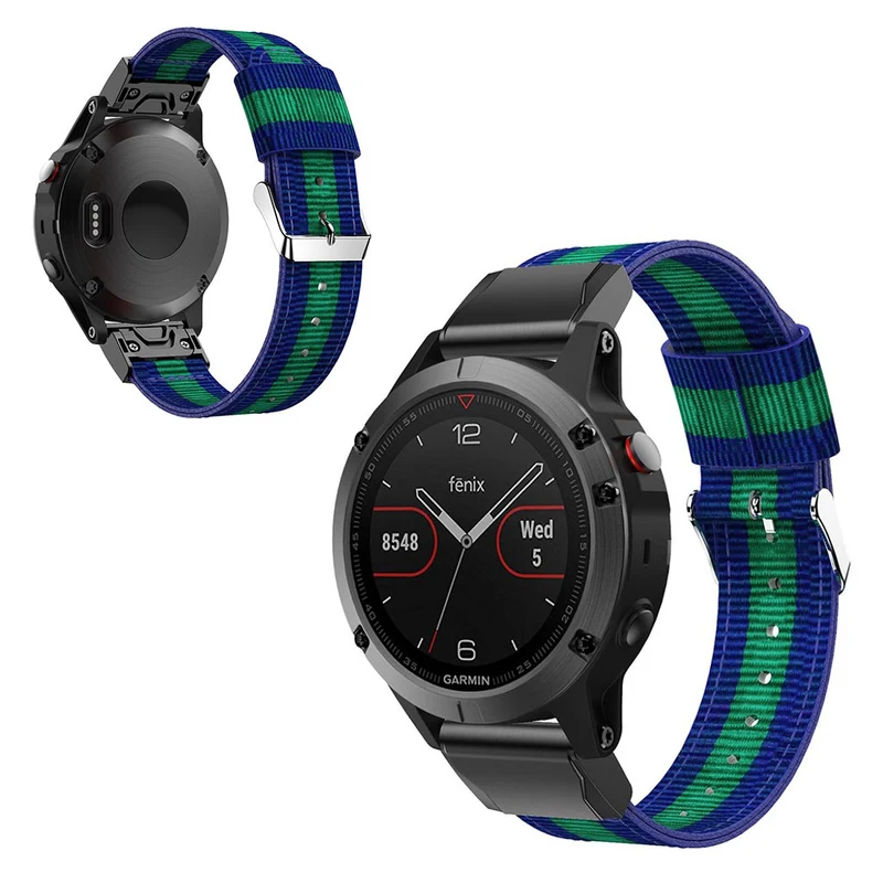 Sehr stilvoll Garmin Fenix 5 Textil / Nylon armband