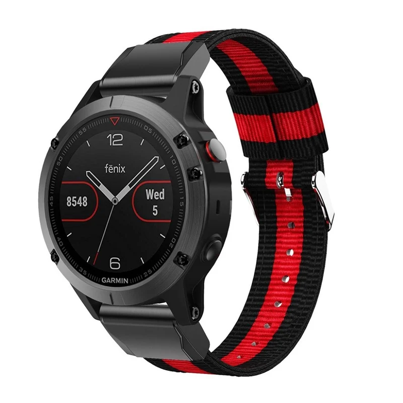 Sehr stilvoll Garmin Fenix 5 Textil / Nylon armband