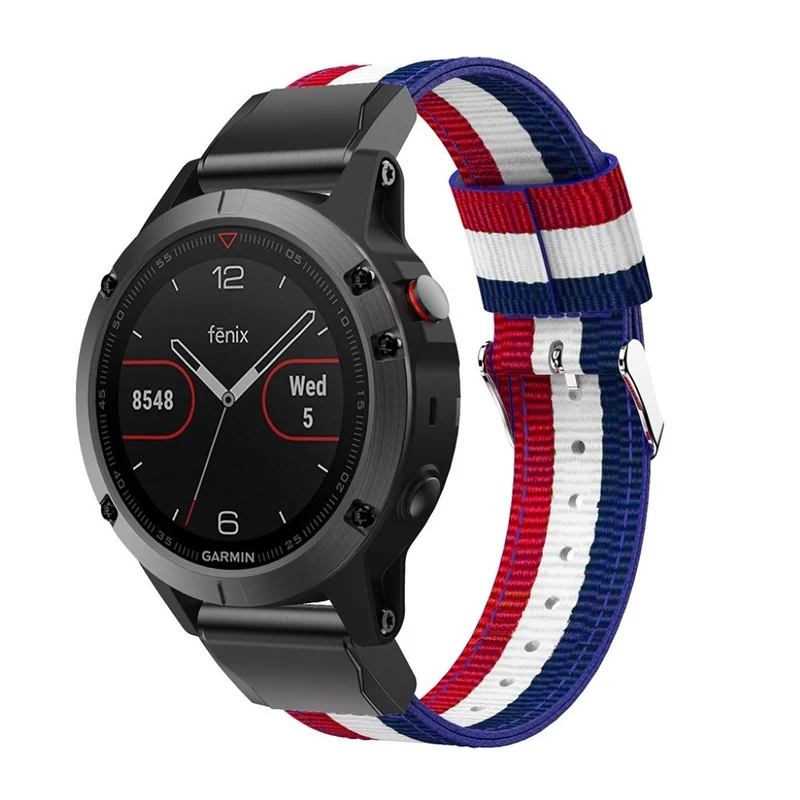 Sehr stilvoll Garmin Fenix 5 Textil / Nylon armband