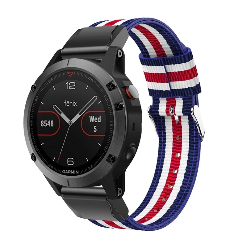 Sehr stilvoll Garmin Fenix 5 Textil / Nylon armband