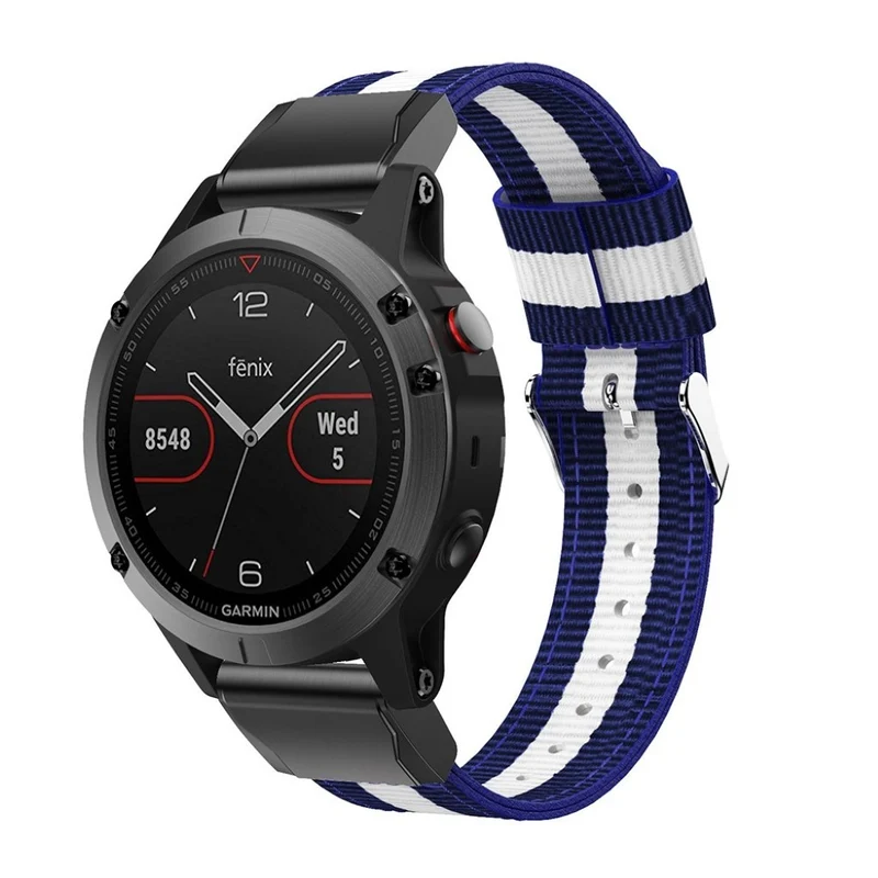 Sehr stilvoll Garmin Fenix 5 Textil / Nylon armband