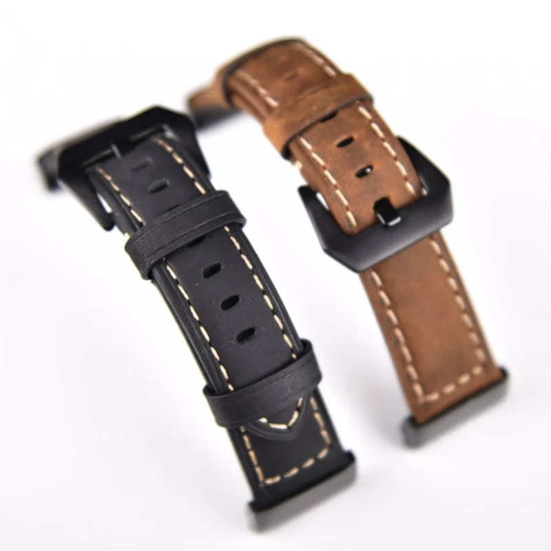 Super modisch Garmin Fenix 5 Echtes Leder armband