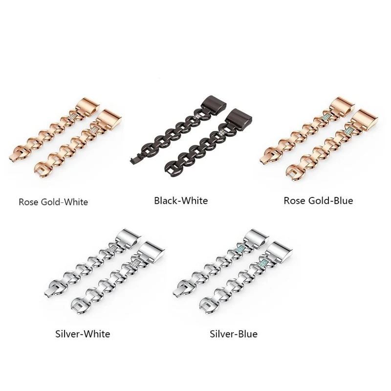 Mega pflegeleicht Fitbit Charge 2 Metall und Strass armband