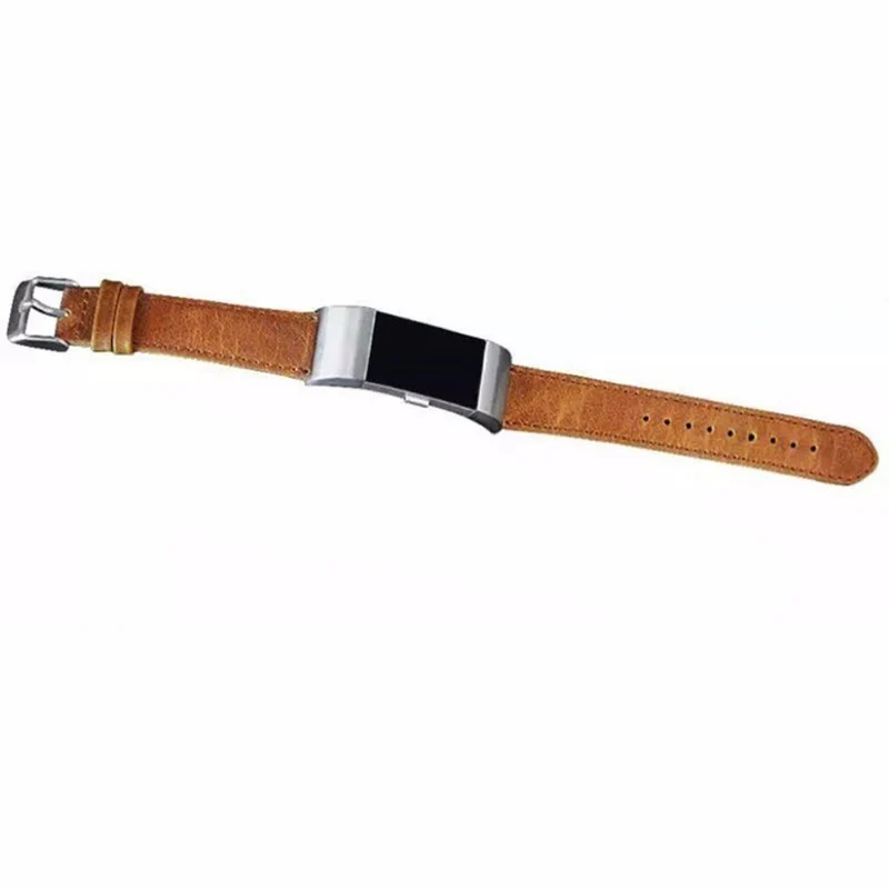 Modisch Fitbit Charge 2 Echtes Leder armband