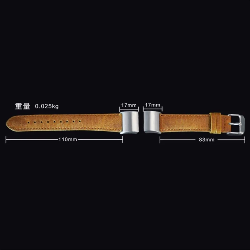 Modisch Fitbit Charge 2 Echtes Leder armband