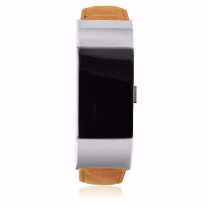 Modisch Fitbit Charge 2 Echtes Leder armband