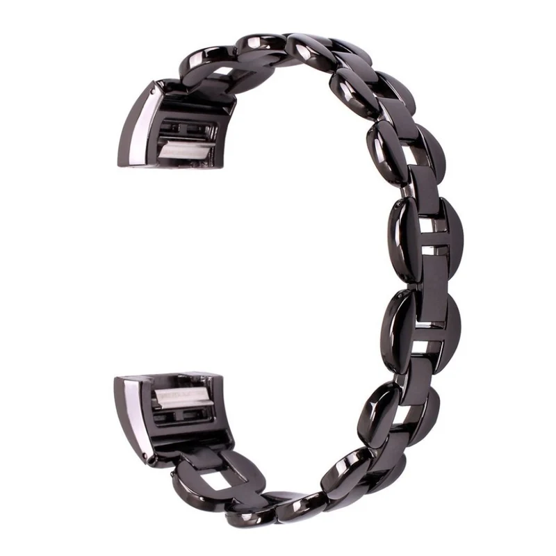 Bequem Fitbit Charge 2 Metall und Strass armband