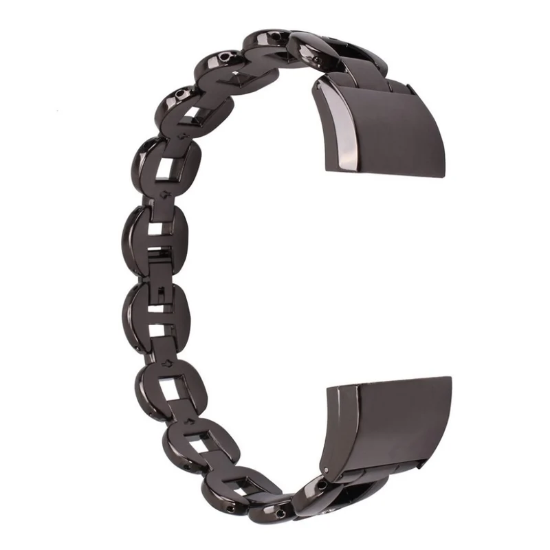 Bequem Fitbit Charge 2 Metall und Strass armband