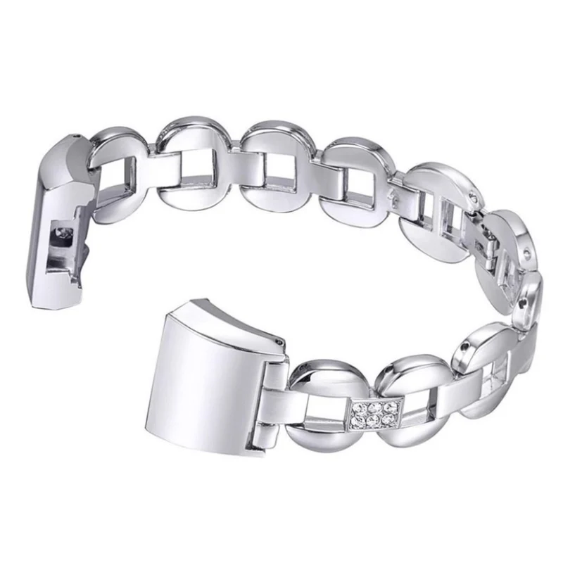 Bequem Fitbit Charge 2 Metall und Strass armband