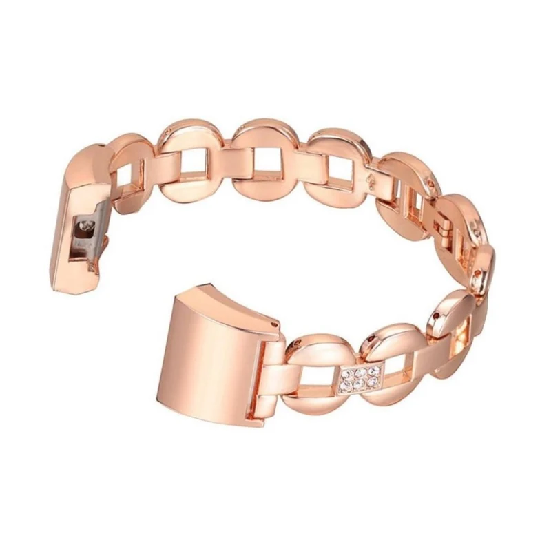 Bequem Fitbit Charge 2 Metall und Strass armband