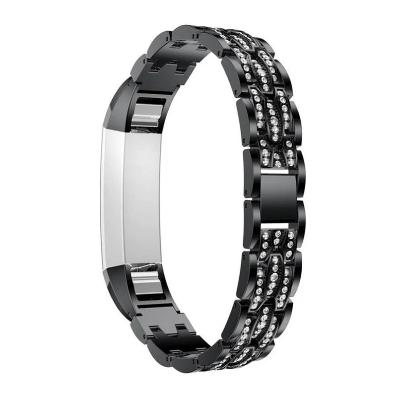 Unglaublich modisch Fitbit Alta Metall und Strass armband