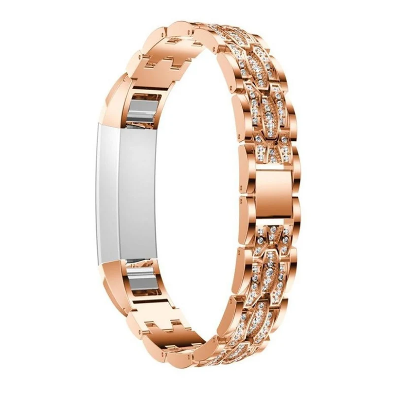 Unglaublich modisch Fitbit Alta Metall und Strass armband