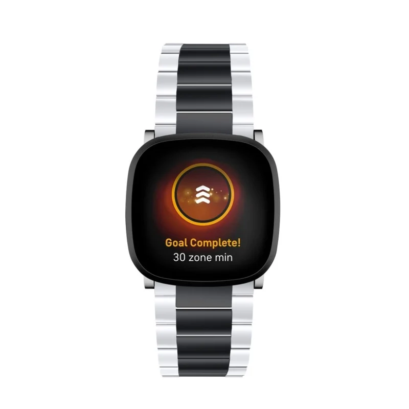 Super modisch Fitbit Versa 3 / Fitbit Sense Metall armband