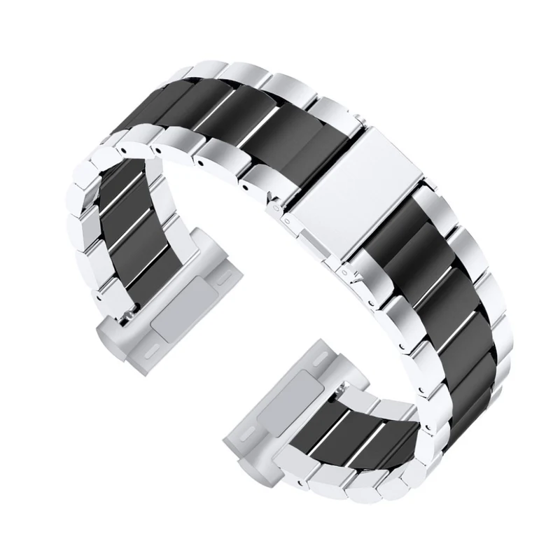 Super modisch Fitbit Versa 3 / Fitbit Sense Metall armband