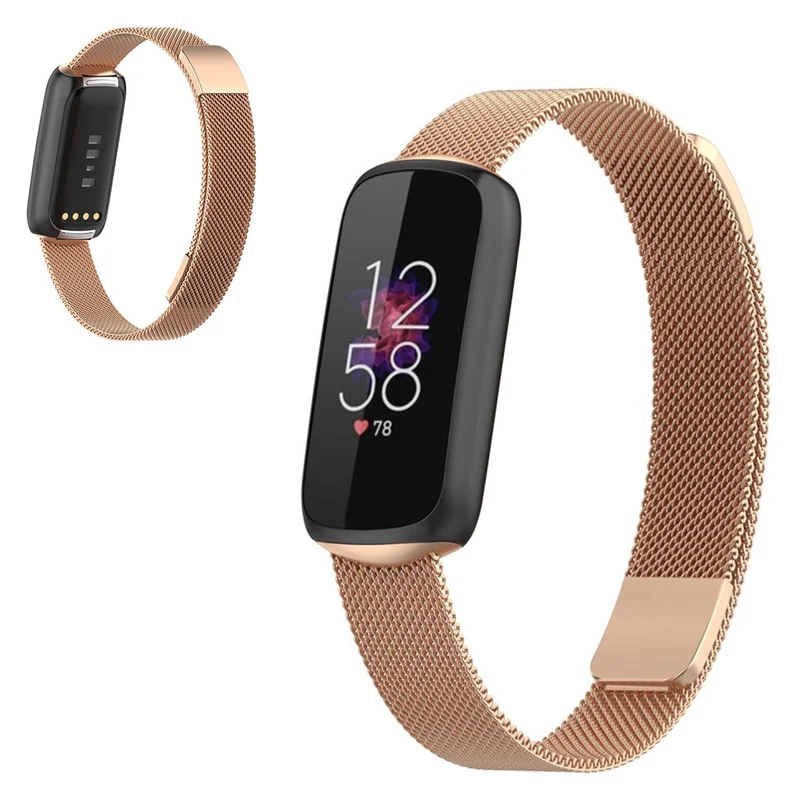 Robust Fitbit Luxe Metall armband