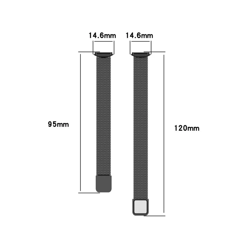 Robust Fitbit Luxe Metall armband