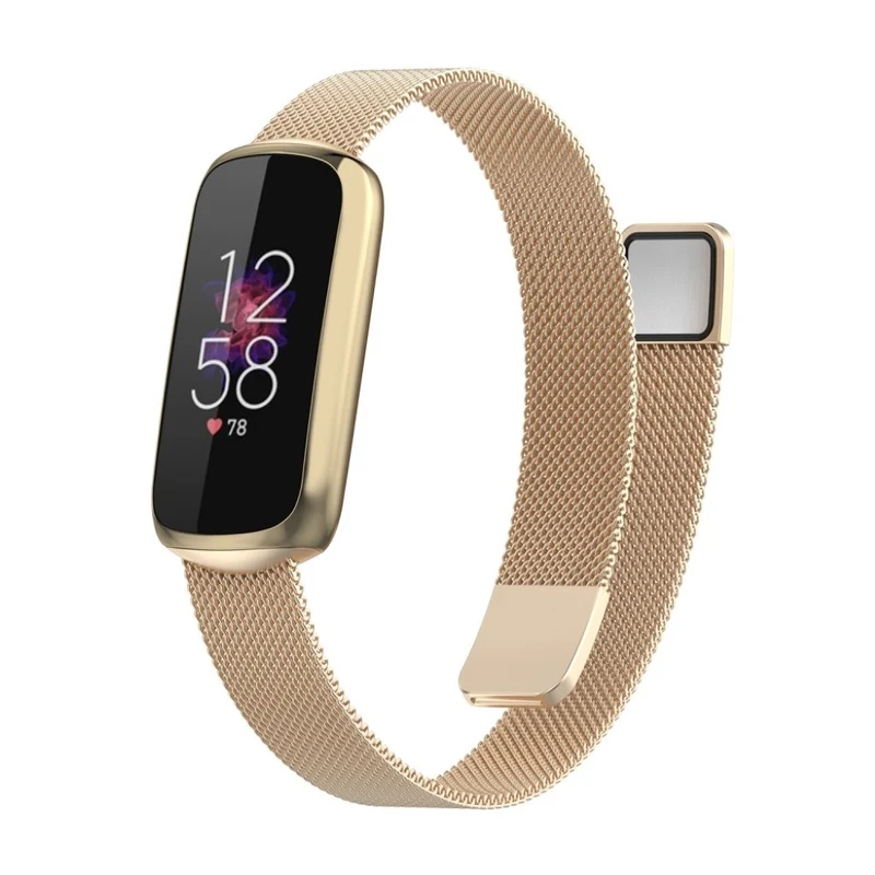 Robust Fitbit Luxe Metall armband