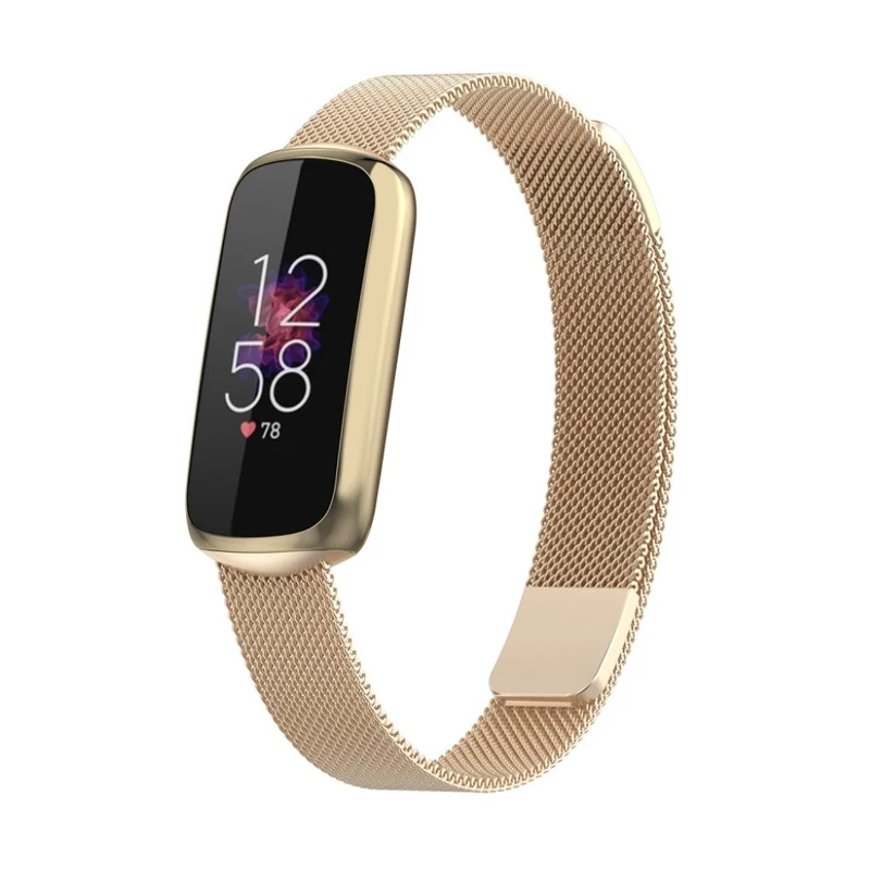 Robust Fitbit Luxe Metall armband