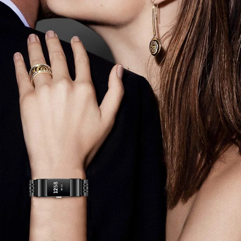 Super cool Fitbit Charge 2 Metall armband