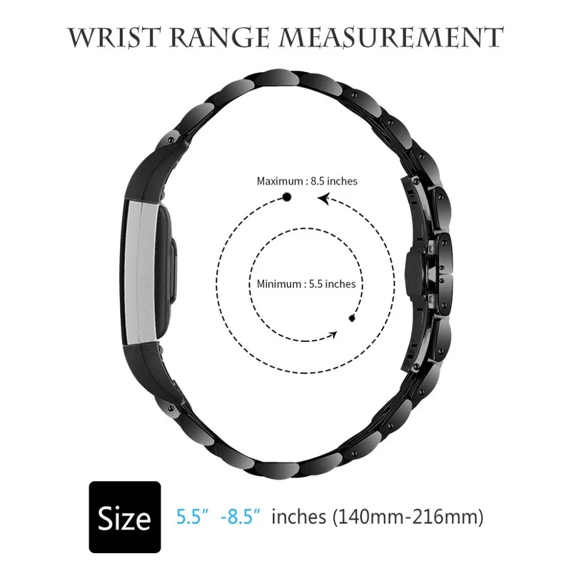 Super cool Fitbit Charge 2 Metall armband