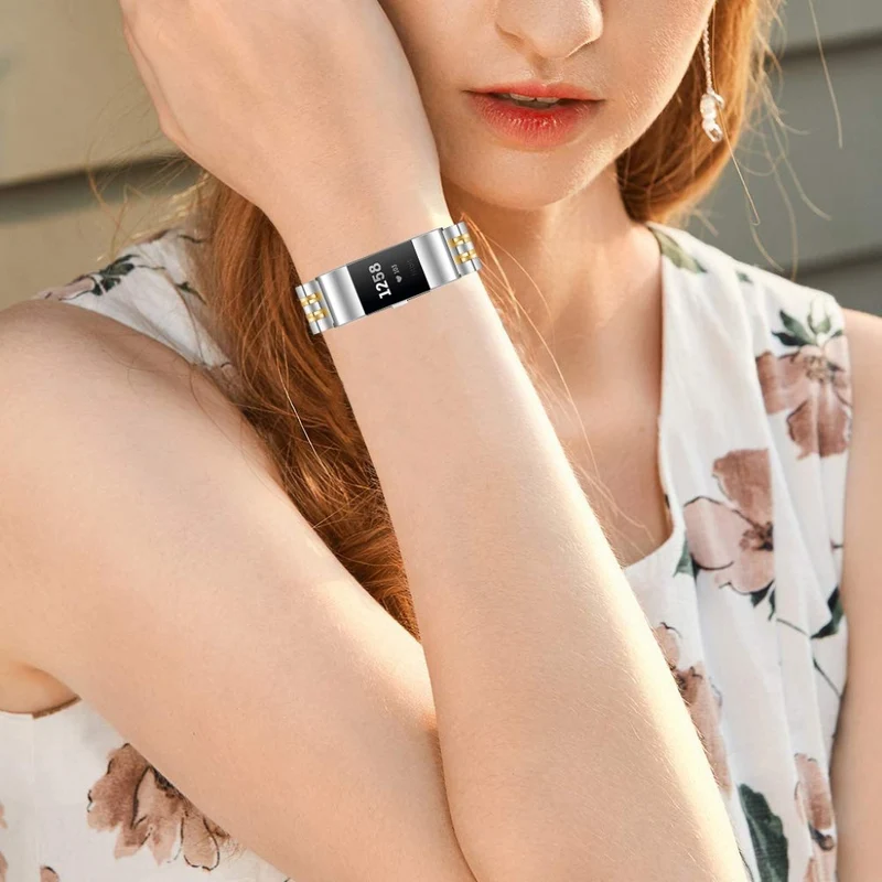 Super cool Fitbit Charge 2 Metall armband