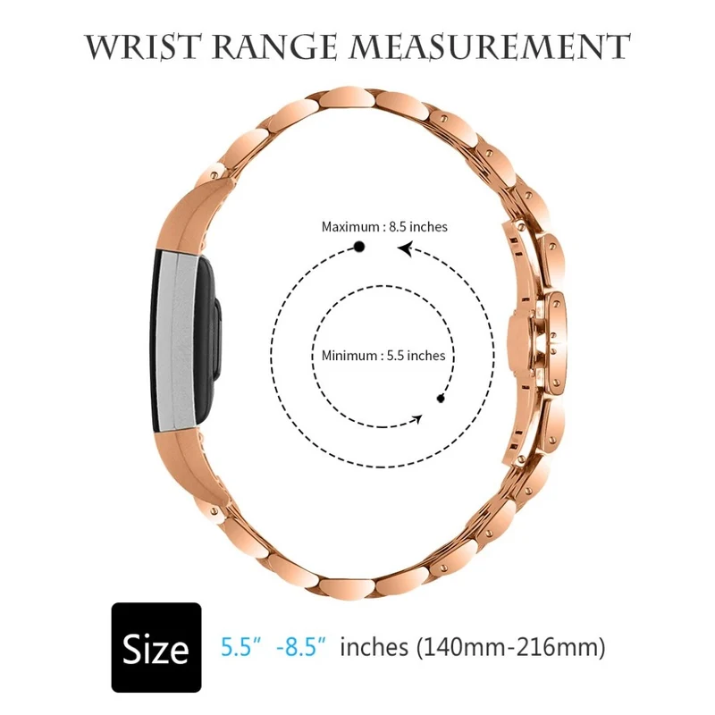 Super cool Fitbit Charge 2 Metall armband