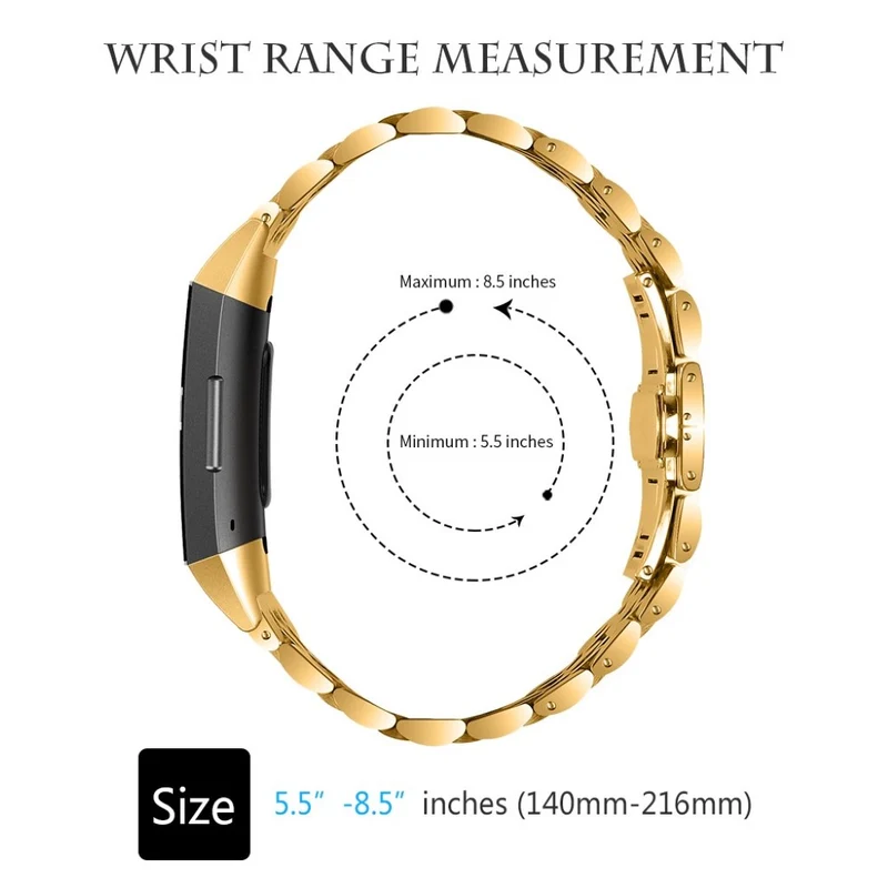 Mega süß Fitbit Charge 4 / Fitbit Charge 3 Metall armband
