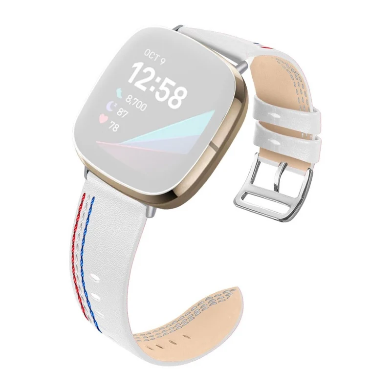 Auffallend nett Fitbit Versa 3 Echtes Leder armband