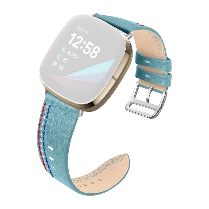 Auffallend nett Fitbit Versa 3 Echtes Leder armband