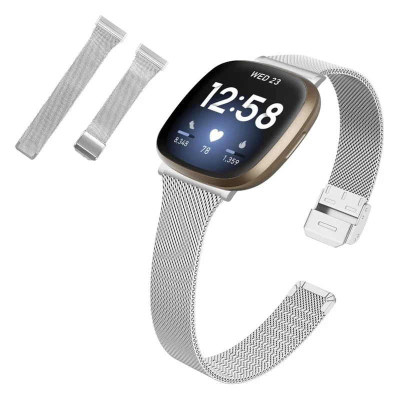Mega schön Fitbit Versa 3 / Fitbit Sense Metall armband
