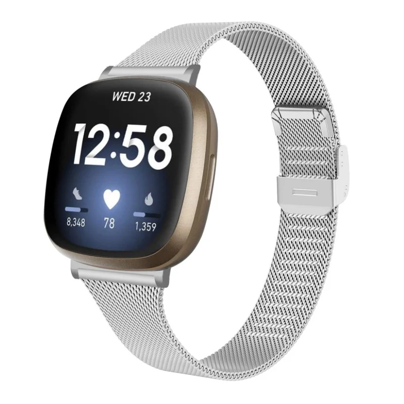 Mega schön Fitbit Versa 3 / Fitbit Sense Metall armband