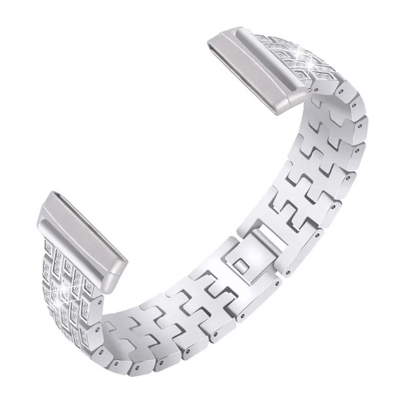 Süß Fitbit Versa 3 / Fitbit Sense Metall und Strass armband