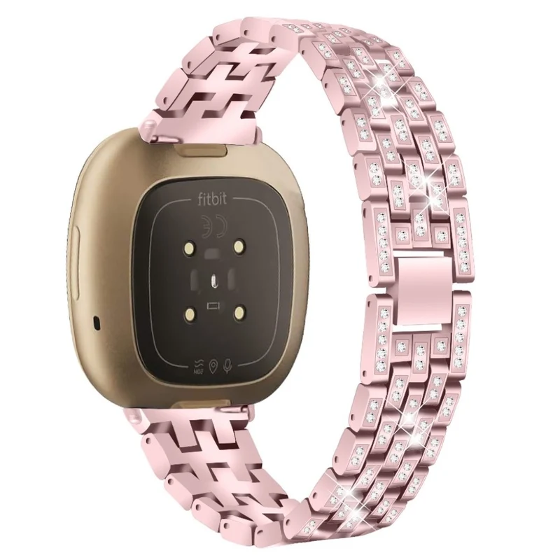 Süß Fitbit Versa 3 / Fitbit Sense Metall und Strass armband