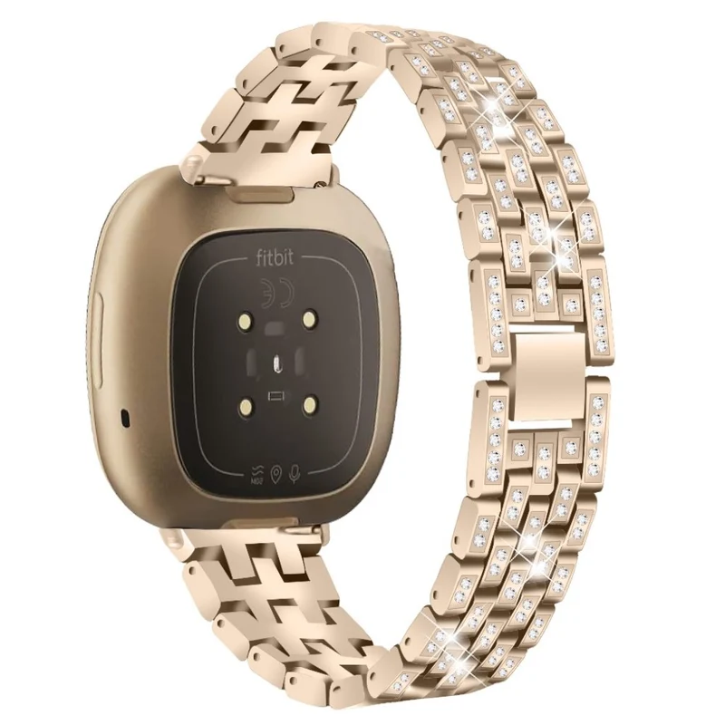 Süß Fitbit Versa 3 / Fitbit Sense Metall und Strass armband