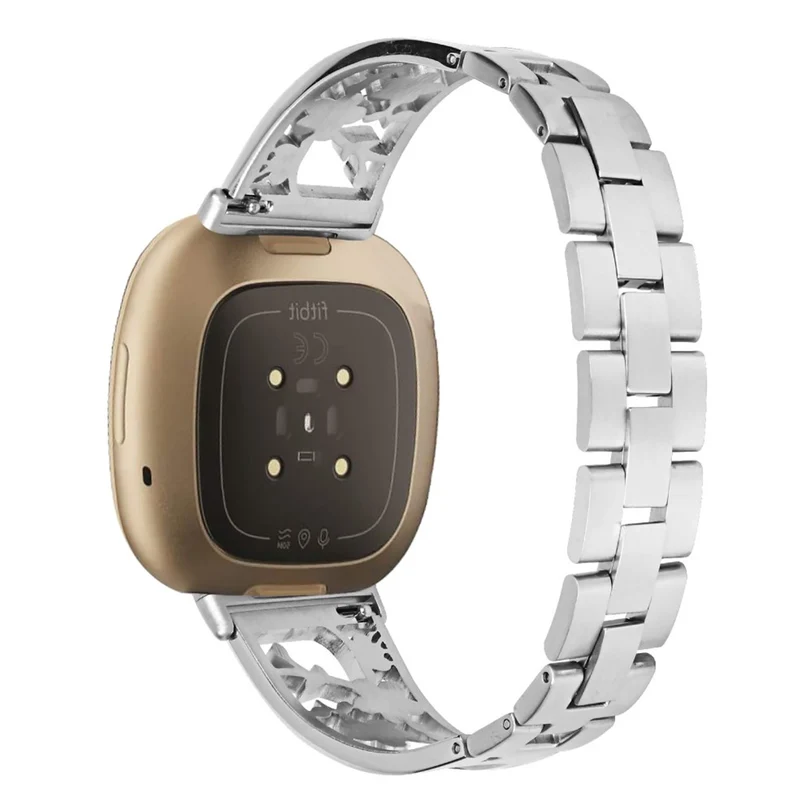 Süß Fitbit Versa 3 / Fitbit Sense Metall und Strass armband