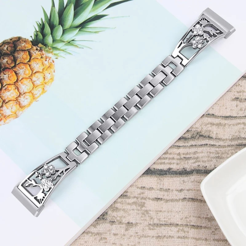 Süß Fitbit Versa 3 / Fitbit Sense Metall und Strass armband