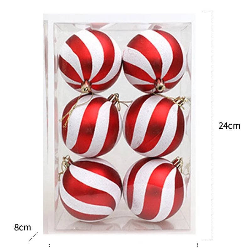 Dekorative Weihnachtsbaum Kugeln Set
