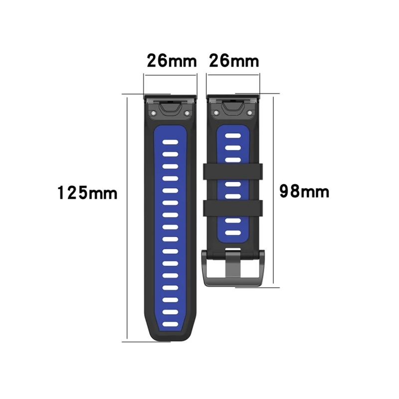 Mega sympathisch Garmin Fenix 6X Silikon / TPU armband