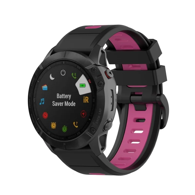 Mega sympathisch Garmin Fenix 6X Silikon / TPU armband